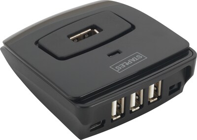 4-Port Square USB 2.0 Hub