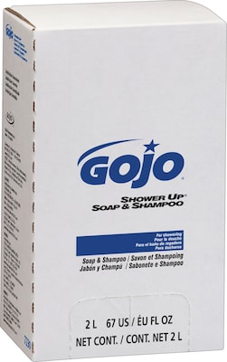 GOJO Shower Up Soap and Shampoo, 2,000 mL, 4/Carton (GOJ 7230)