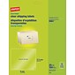 Staples® Inkjet/Laser Shipping Labels, 3 1/3 x 4, Clear, 6 Labels/Sheet, 25 Sheets/Pack, 150 Label