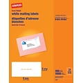 Staples® Inkjet/Laser Shipping Labels, 2 x 4, White, 10 Labels/Sheet, 100/Sheets/Pack (18060CT)