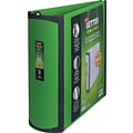 Staples® Better 3 3 Ring View Binder with D-Rings, Green (19936)