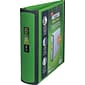 Staples® Better 2" 3 Ring View Binder with D-Rings, Green (19937)