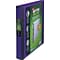 Better 1 3 Ring View Binder with D-Rings, Purple (19065)