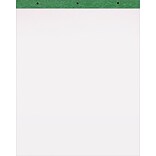 Ampad Evidence® Recycled Easel Pad, 50 Sheets, Unruled, White, 25 1/2H x 20W, 2/Ct