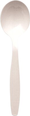 Berkley Square Individually Wrapped Plastic Soup Spoon, Medium-Weight, White, 1,000/Pack (1104000)