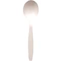 Berkley Square Individually Wrapped Plastic Soup Spoon, Medium-Weight, White, 1,000/Pack (1104000)