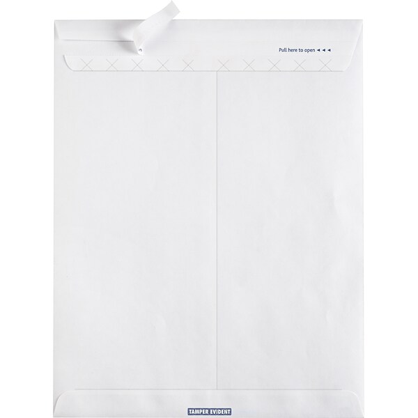 Tamper-Evident Security-Tinted QuickStrip Catalog Envelopes, 10 x 13, 100/Box (19957)