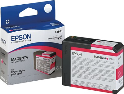 Epson T580 Ultrachrome Magenta Standard Yield Ink Cartridge