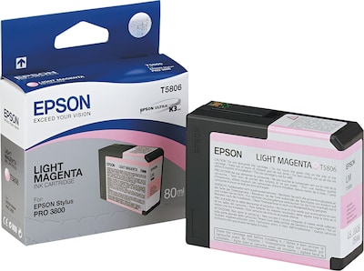 Epson T580 Ultrachrome Light Magenta Standard Yield Ink Cartridge