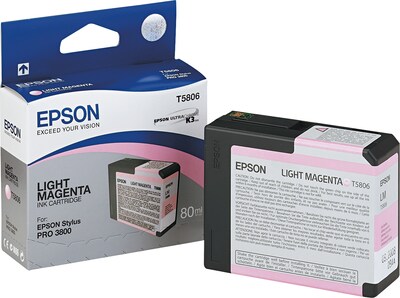 Epson T580 Ultrachrome Light Magenta Standard Yield Ink Cartridge