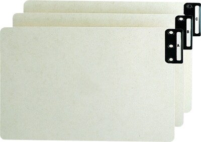 Smead 100% Recycled Hanging Folder Tab, 9.5 x 15.75, Gray/Green, 25/Set (63276)