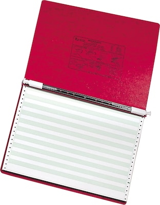 ACCO Presstex 6 Ringless Hanging Binder, Red (54079)