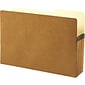 Smead 30% Recycled Reinforced File Pocket, 3 1/2" Expansion, Legal Size, Redrope, 25/Box (R2370E)