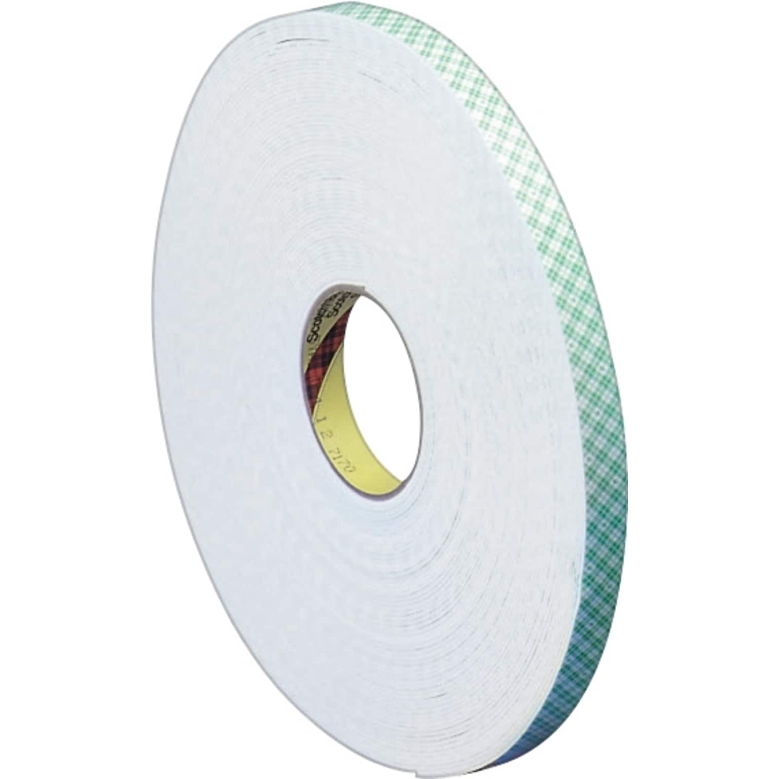 Scotch Double-Coated Foam Tape, White, 3/8 x 36 Yards