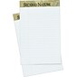 TOPS Second Nature Recycled Notepads, 5" x 8", Narrow Ruled, White, 50 Sheets/Pad, 12 Pads/Pack (74005)