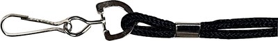 Baumgarten's Standard Nylon Lanyard, 36"L, Black (68909)