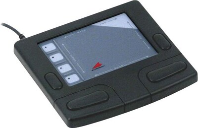 Kinesis Cirque Smart Cat Corded Ergonomic Touch Pad, Black (PD019SPUBLK)