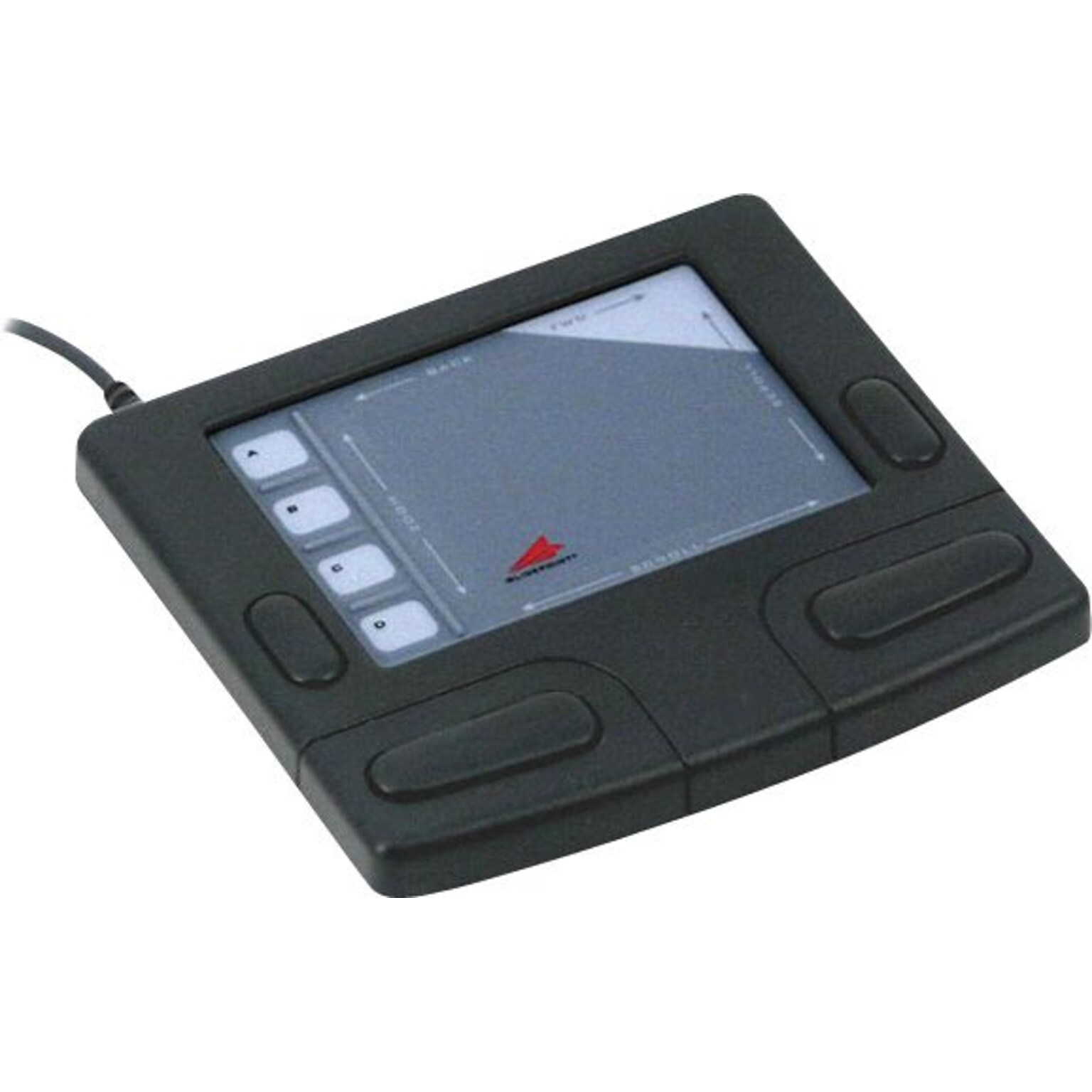 Kinesis Cirque Smart Cat Corded Ergonomic Touch Pad, Black (PD019SPUBLK)