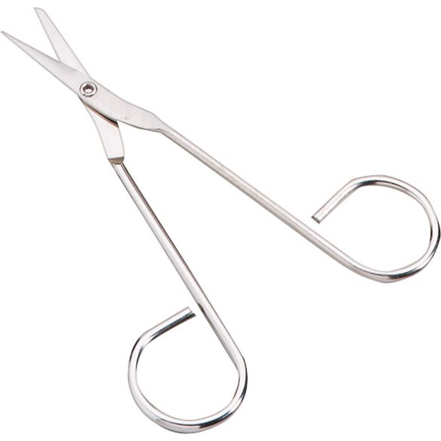 First  Aid Only Scissors, Bent, Nickel Plated (730018)