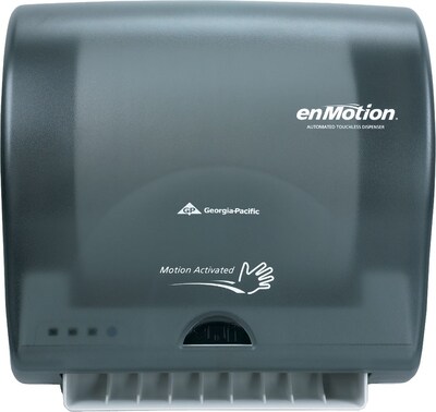 enMotion® Impulse® 10 Automated Towel Dispenser, Translucent Smoke