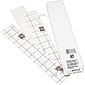C-Line Self-Adhesive Attaching Strips, 3-Hole Punched, White, 11" x 1", 200/Bx