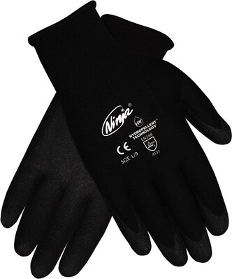 Memphis Ninja HPT PVC-Coated Nylon Gloves, Medium, Black (N9699M)