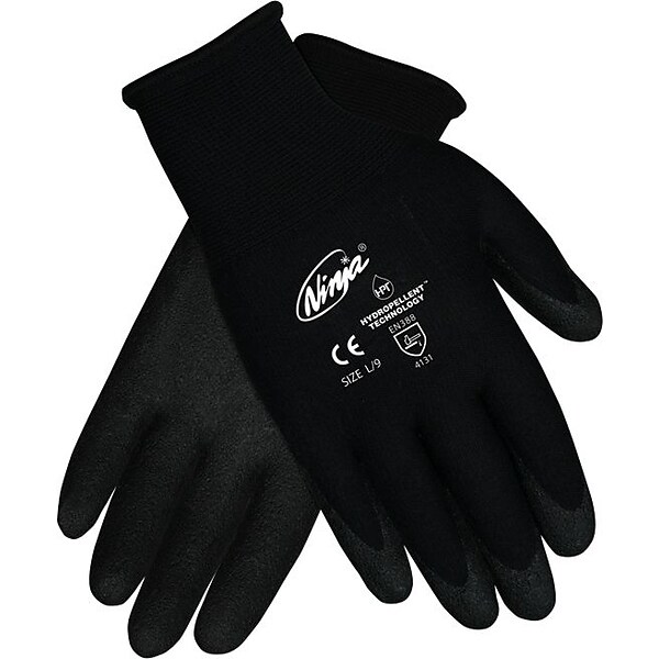 Memphis Ninja HPT PVC-Coated Nylon Gloves, Extra Large, Black (N9699XL)