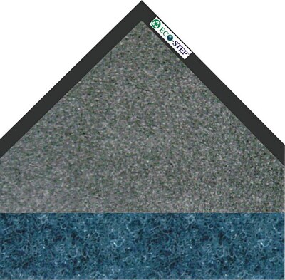 Crown EcoStep? Wiper Mat, 60L x 36W, Midnight Blue