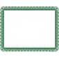 Masterpiece Studios Certificates, 8.5" x 11", Green and White, 100/Pack (961036S)