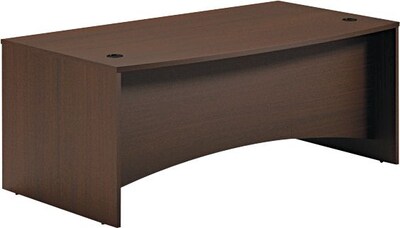 Mayline® Brighton Collection in Mocha; Bow-Front Desk