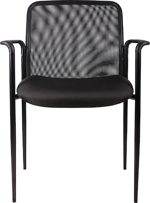 Boss Fabric Guest Chair, Black (B6909-BK)