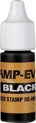 Re-inking Fluid for Stamp-Ever Pre-inked Stamps, Black