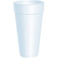 Dart® J Cups® Insulated Foam Cups 24 oz., White, 500/Carton (24J24)