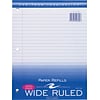 Roaring Spring Paper Products Wide Ruled Filler Paper, 8 x 10.5, 3-Hole Punched, 300 Sheets/Pack (