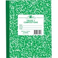 Roaring Spring Paper Products 1-Subject Composition Notebooks, 7.75 x 9.75, Wide Ruled, 24 Sheets, Green (77901)