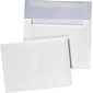 Quality Park Gummed Invitation Envelopes, 4 3/8" x 5 3/4", White 100/Bx