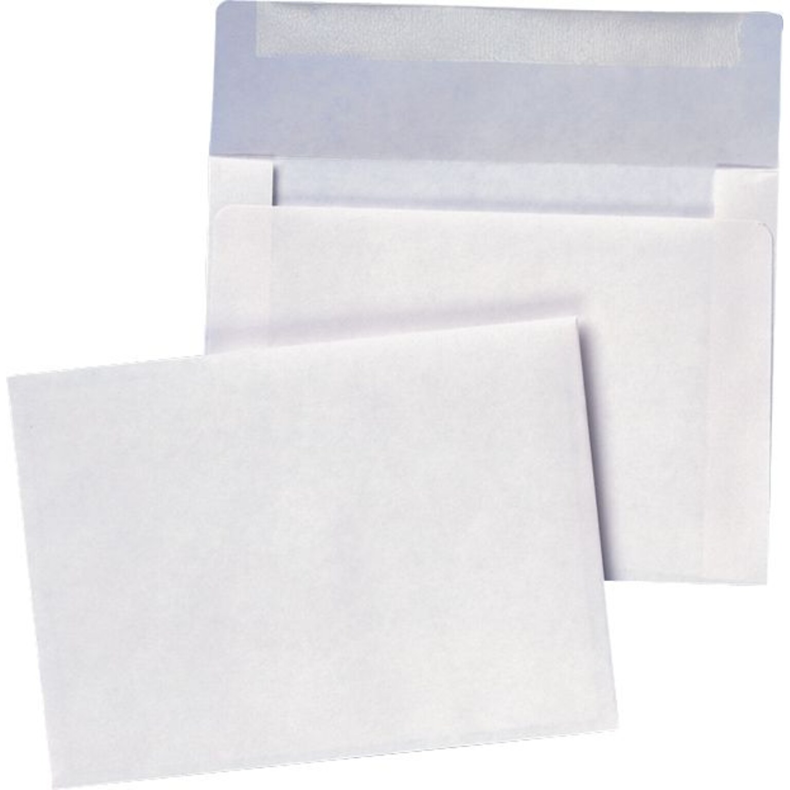 Quality Park Gummed Invitation Envelopes, 4 3/8 x 5 3/4, White 100/Box (QUA362170