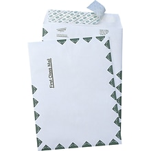 Quality Park Tyvek First Class Peel & Seal Catalog Envelope, 9 x 12, White, 100/Box (R1470)