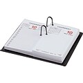 Officemate® Plastic Calendar Base, Black, 3 1/2x 6