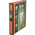 Staples® Better 1 3 Ring View Binder with D-Rings, Orange (13465-CC)