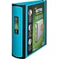 Better 2" 3 Ring View Binder with D-Rings, Teal (13470-CC)