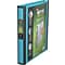 Staples® Better 1 3 Ring View Binder with D-Rings, Teal (13466-CC)