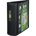 Better 3 3 Ring View Binder with D-Rings, Black (15126-CC)