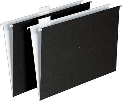 Pendaflex® Hanging Folders, 5 Tab Positions, Letter Size, Black, 15/Pack (16301)