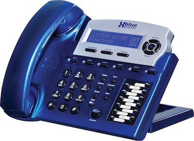XBlue X16 1670-92 Corded Phone, Vivid Blue