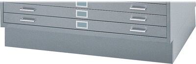 Safco Open-Drawer Flat File Cabinet Base, Gray (4999GRR)