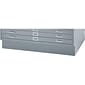 Safco Open-Drawer Flat File Cabinet Base, Gray (4999GRR)