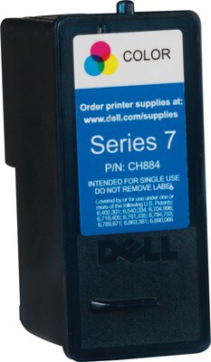 Dell Series 7 Color Ink Cartridge (CH884), High Yield