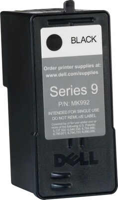 Dell Series 9 Black Ink Cartridge (MK992), High Yield