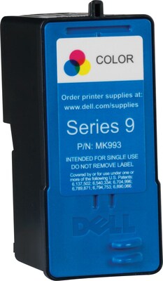 Dell Series 9 Color Ink Cartridge (MK993), High Yield